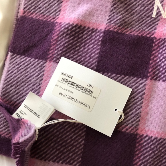NWT Acne Studios Cassiar Check Scarf - Picture 4 of 4